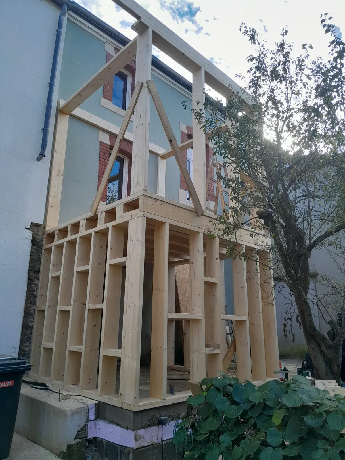 Two-storey timber extension — Bonnevoie — photo 5